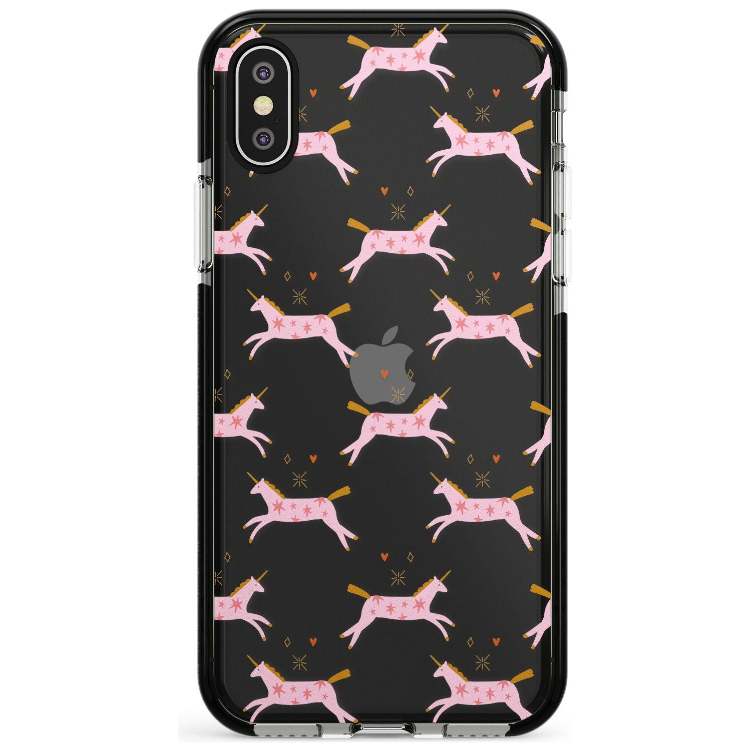 Pink Unicorns Pink Fade Impact Phone Case for iPhone X XS Max XR