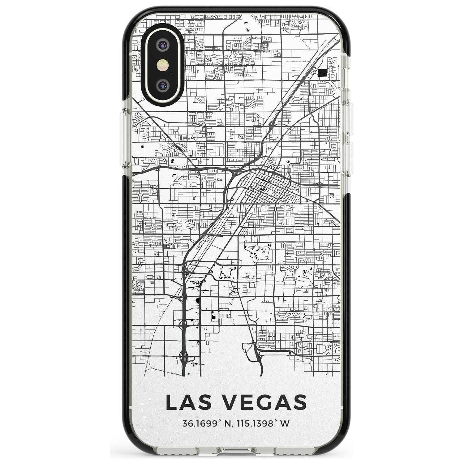 Personalised Las Vegas Boarding Pass iPhone Case - iPhone XS MAX / Black  Impact Case - Blanc Space in 2023