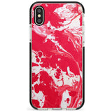 Red & White - Marbled Paper iPhone Case   Phone Case - Case Warehouse