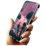 Palm Tree Sunset Photograph Black Impact Phone Case for iPhone X XS Max XR