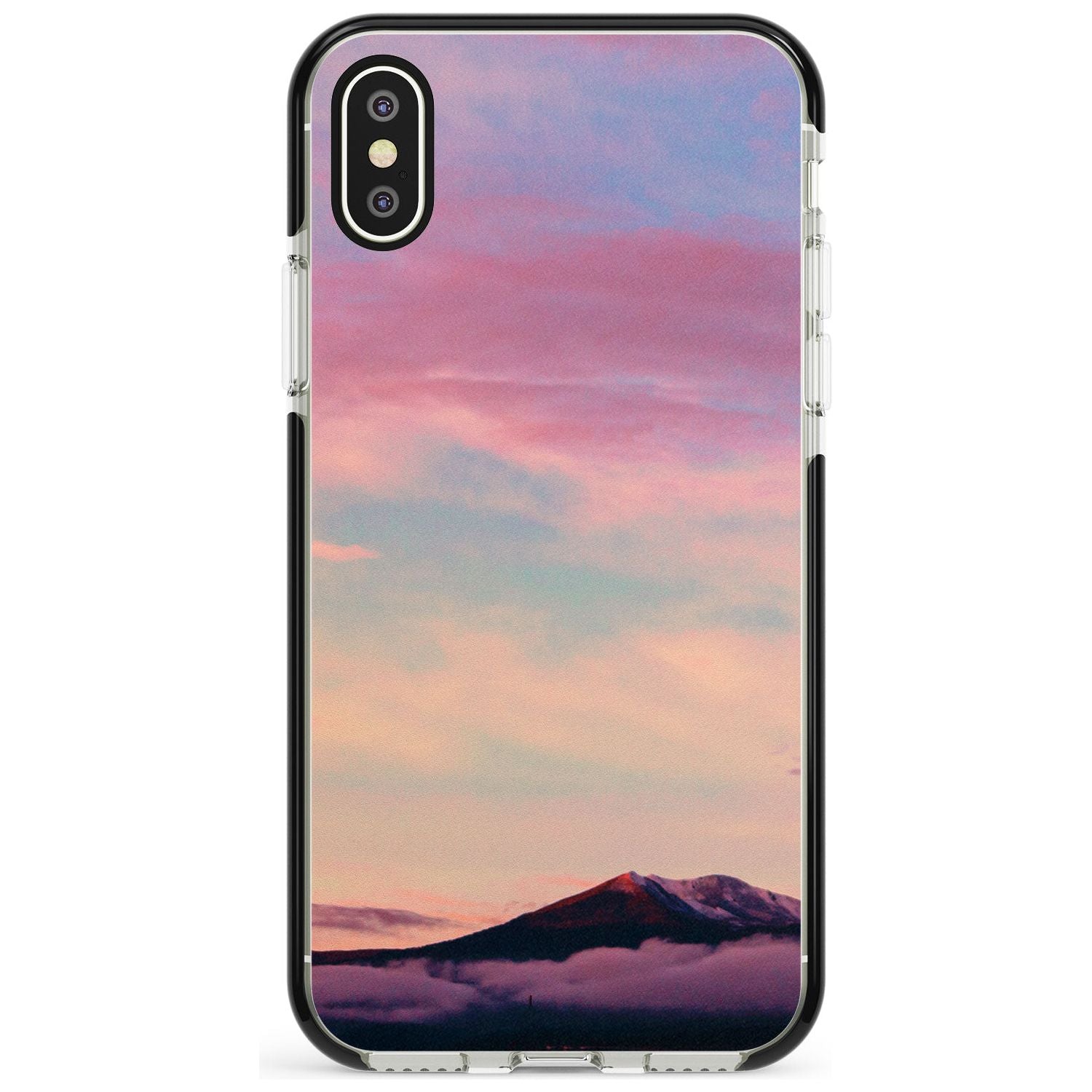 Cloudy Sunset Photograph Black Impact Phone Case for iPhone X XS Max XR