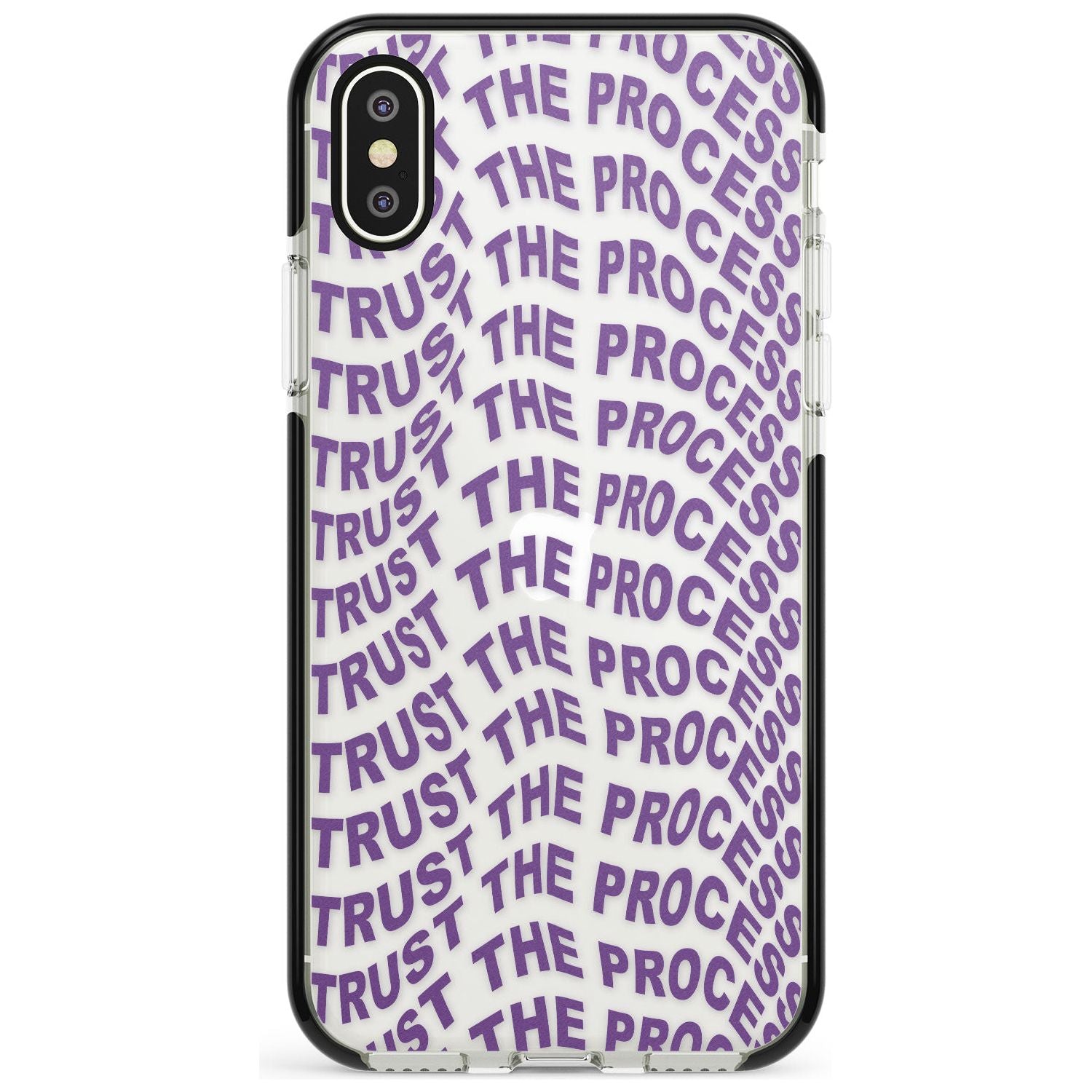 Trust The Process Black Impact Phone Case for iPhone X XS Max XR