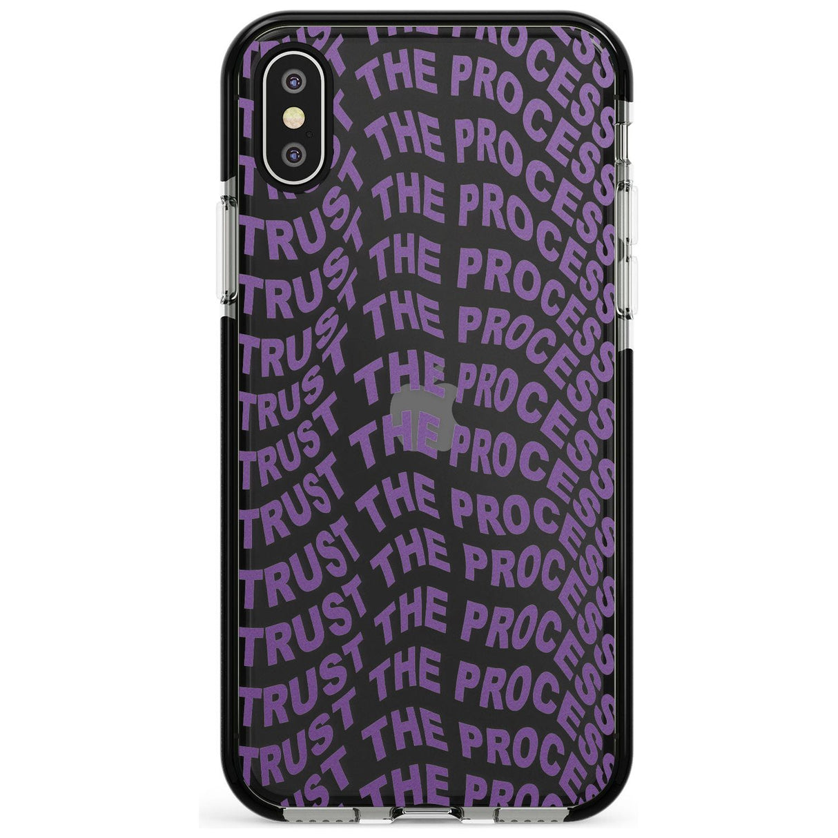 Trust The Process Black Impact Phone Case for iPhone X XS Max XR