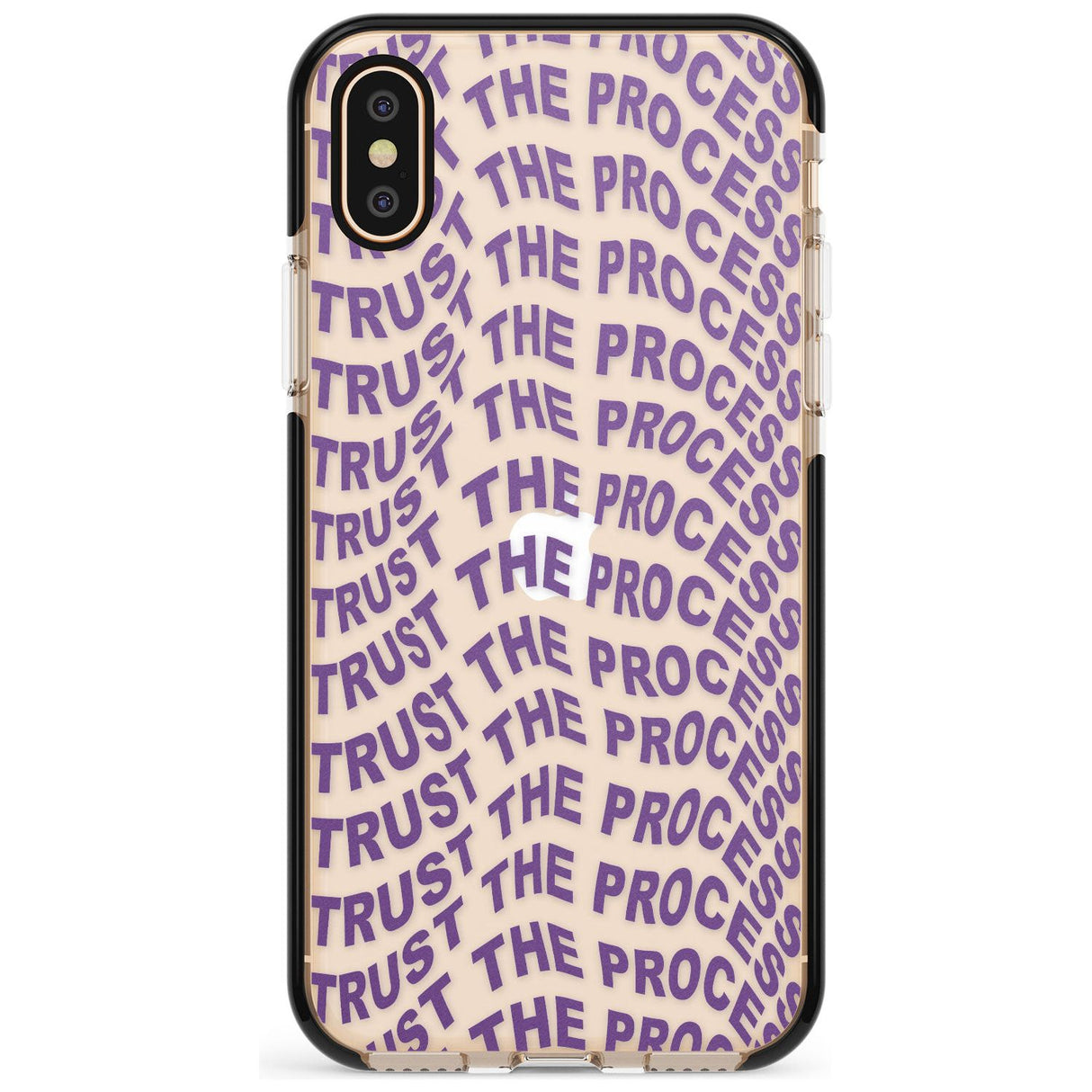 Trust The Process Black Impact Phone Case for iPhone X XS Max XR