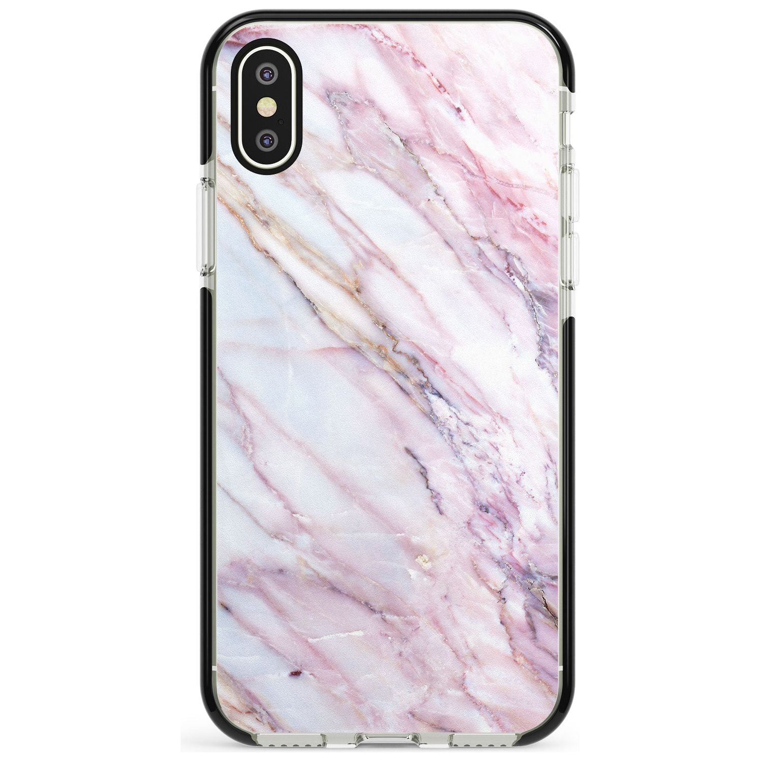 White, Pink & Purple Onyx Marble Texture Pink Fade Impact Phone Case for iPhone X XS Max XR
