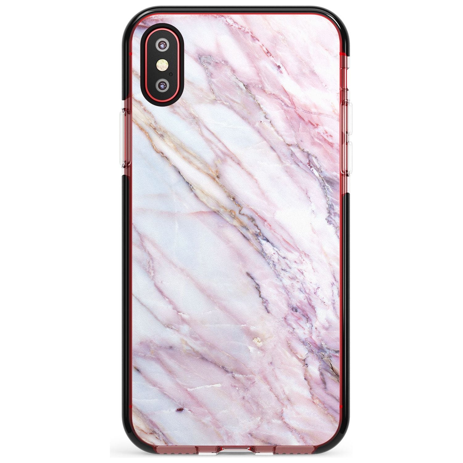 White, Pink & Purple Onyx Marble Texture Pink Fade Impact Phone Case for iPhone X XS Max XR