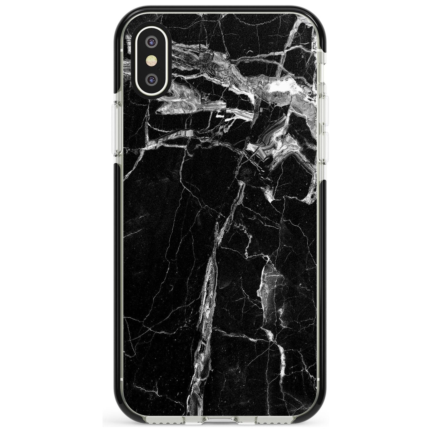 Black Onyx Marble Texture Pink Fade Impact Phone Case for iPhone X XS Max XR