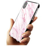 White & Pink Onyx Marble Texture Pink Fade Impact Phone Case for iPhone X XS Max XR