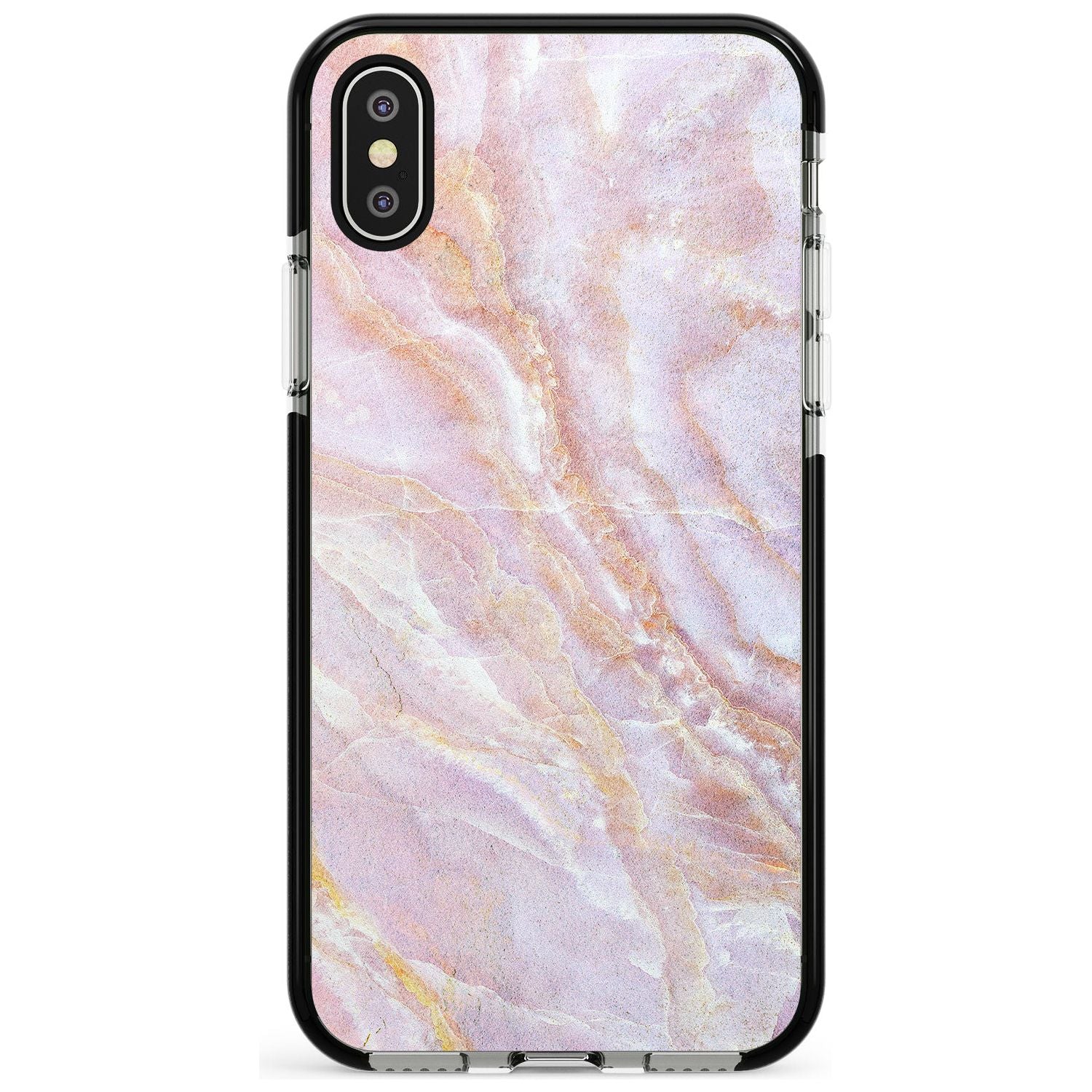 Soft Pink & Yellow Onyx Marble Texture Pink Fade Impact Phone Case for iPhone X XS Max XR