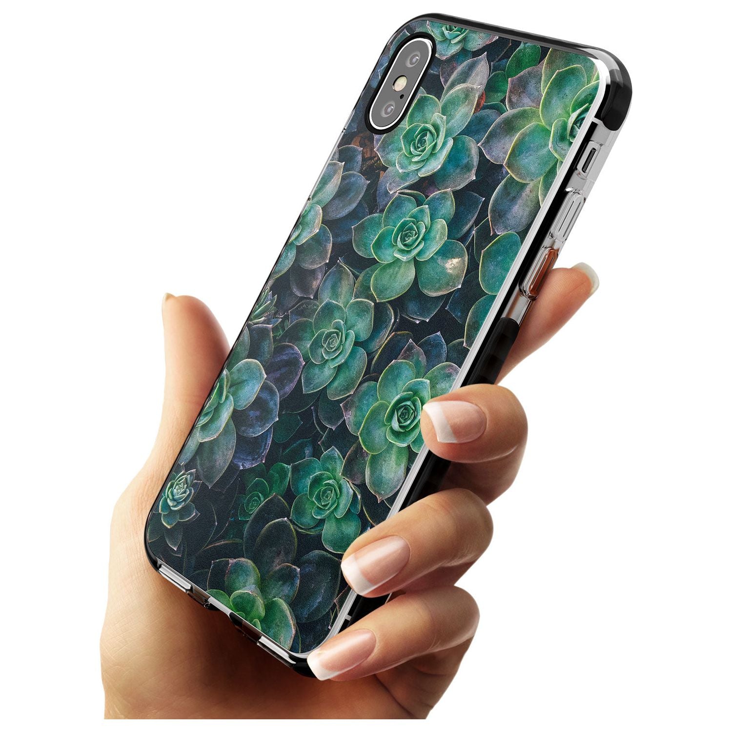 Succulents - Real Botanical Photographs Black Impact Phone Case for iPhone X XS Max XR