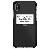 I'm sorry it's just that I literally don't care Pink Fade Impact Phone Case for iPhone X XS Max XR