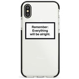 'Everything Will Be Alright' iPhone Case  Black Impact Phone Case - Case Warehouse