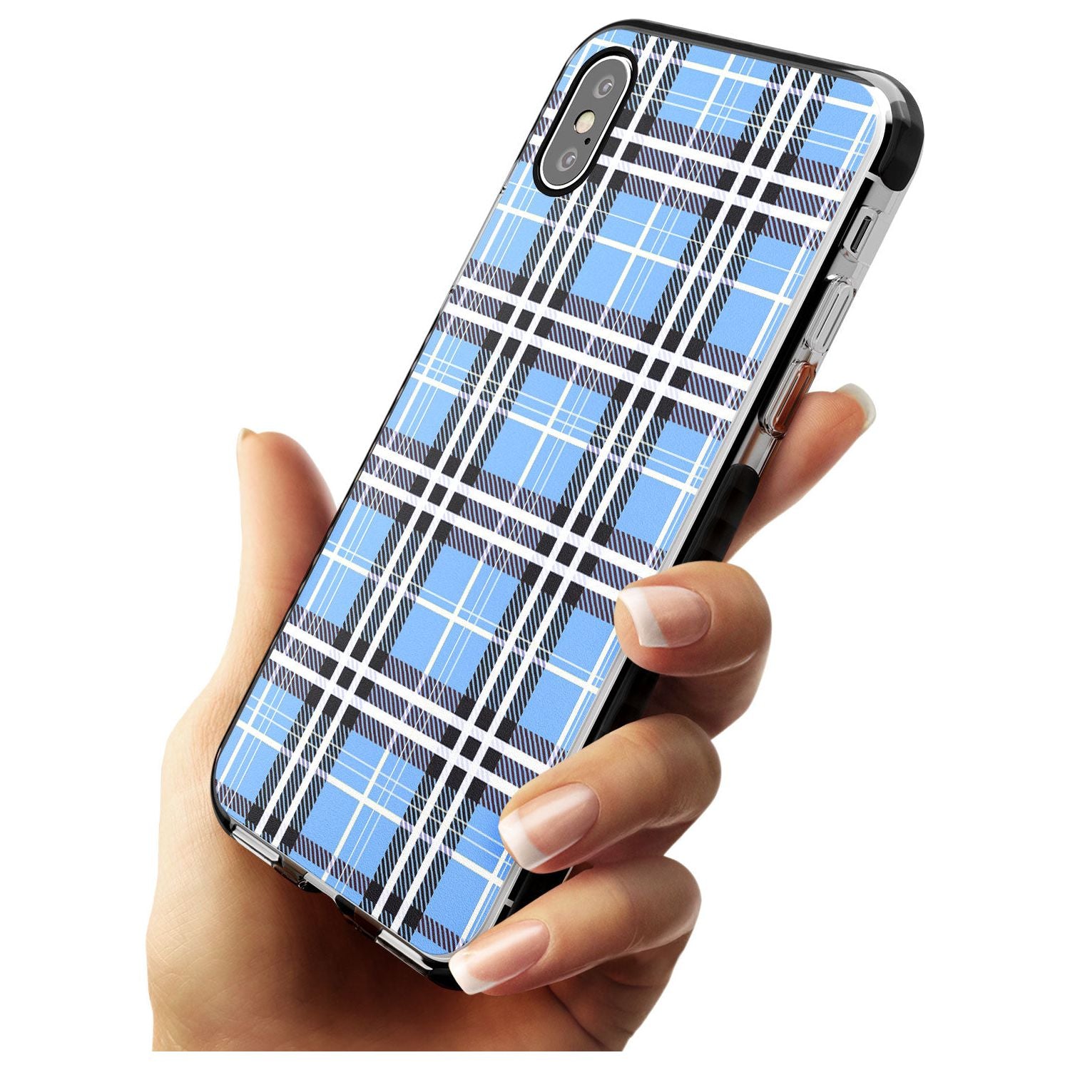 Blue Plaid iPhone Case   Phone Case - Case Warehouse
