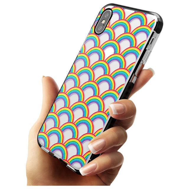 Somewhere over the rainbow Black Impact Phone Case for iPhone X XS Max XR