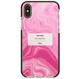 "Be a Bad Bitch" iPhone Reminder Pink Fade Impact Phone Case for iPhone X XS Max XR