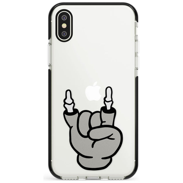 Rock 'til you drop Black Impact Phone Case for iPhone X XS Max XR