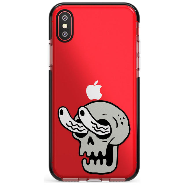 Skull Eyes Black Impact Phone Case for iPhone X XS Max XR