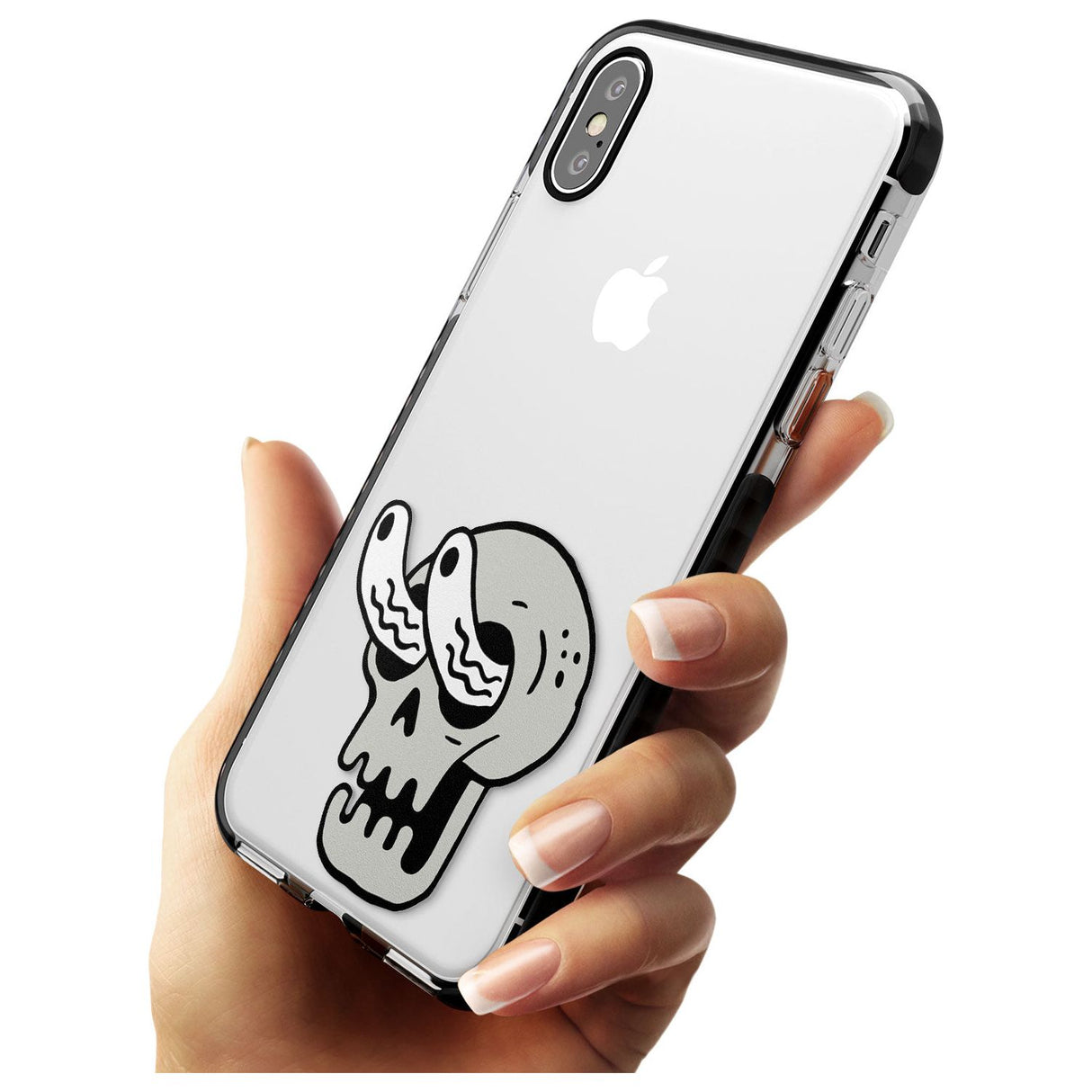 Skull Eyes Black Impact Phone Case for iPhone X XS Max XR