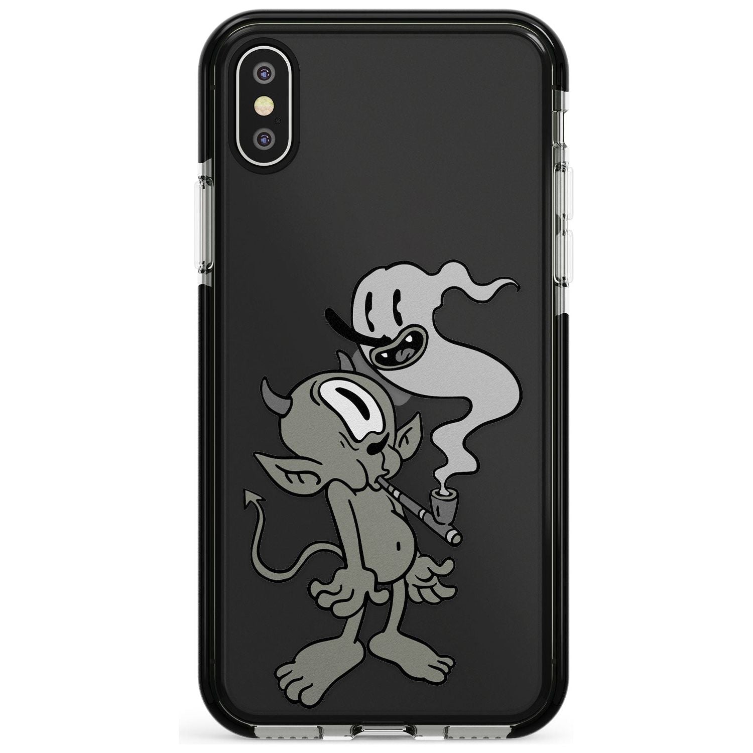 Pipe Goblin Black Impact Phone Case for iPhone X XS Max XR