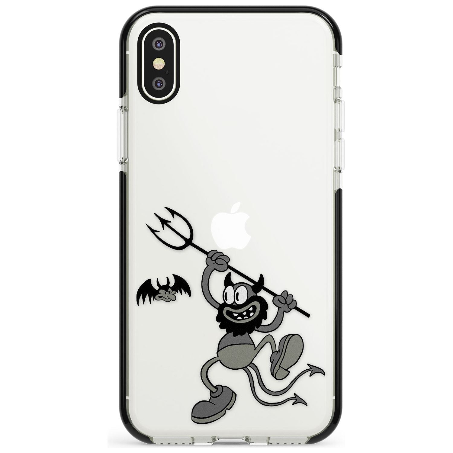 Dancing Devil Black Impact Phone Case for iPhone X XS Max XR