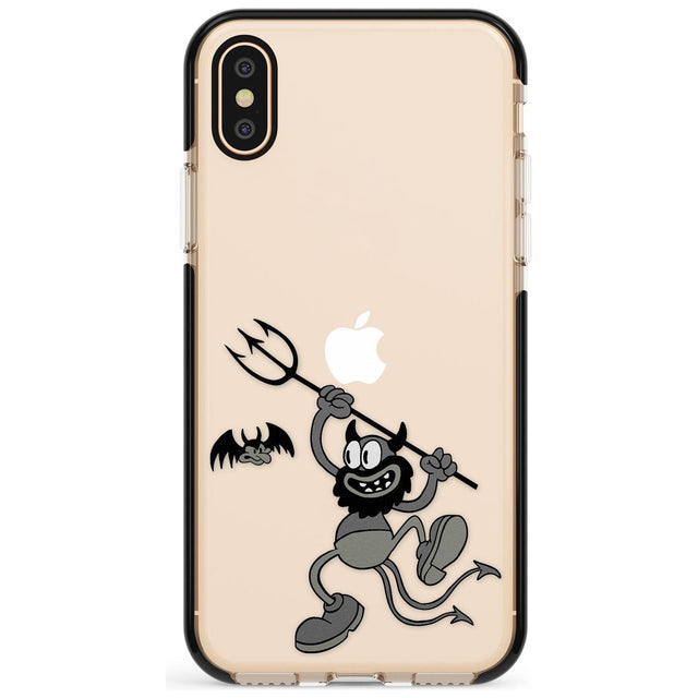 Dancing Devil Black Impact Phone Case for iPhone X XS Max XR