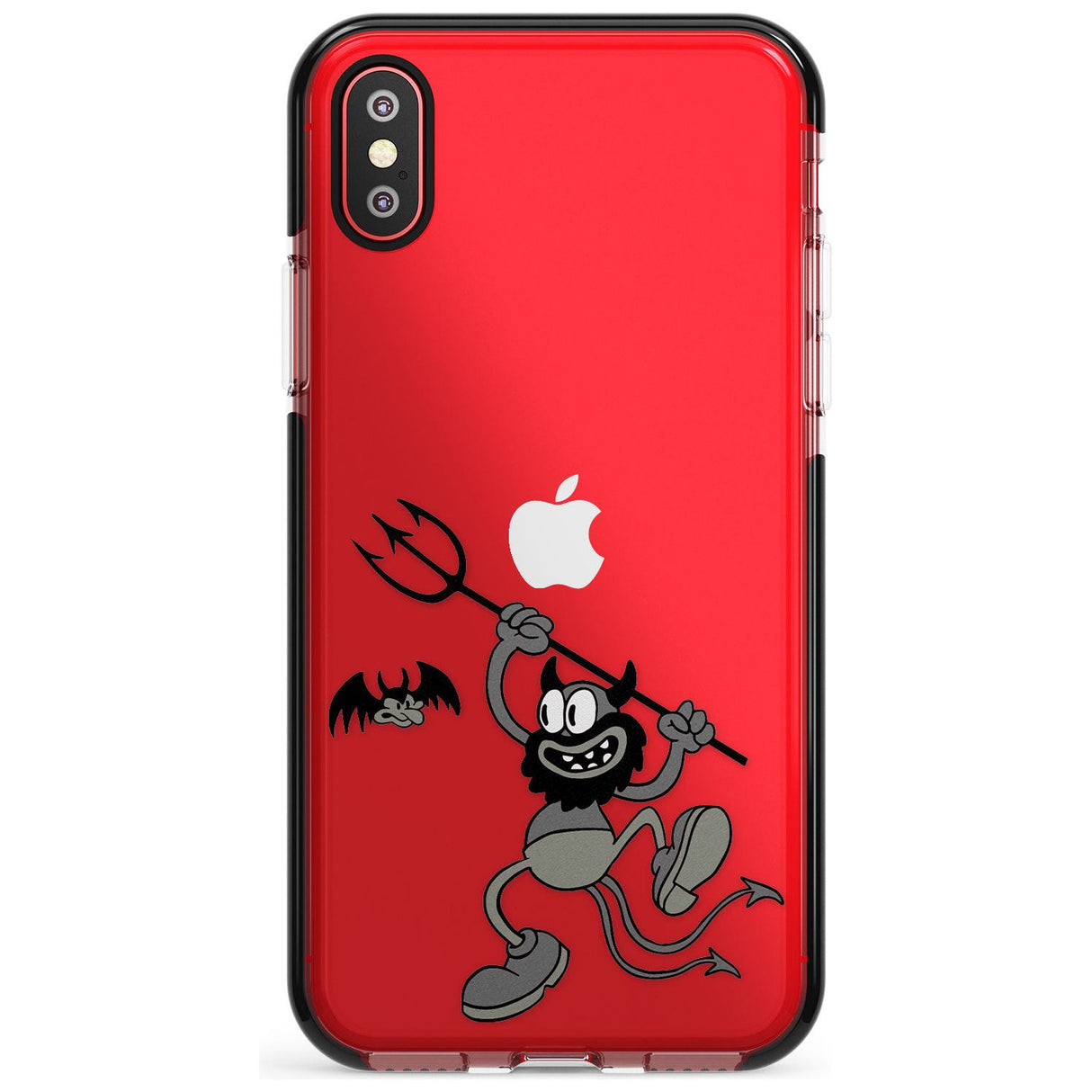 Dancing Devil Black Impact Phone Case for iPhone X XS Max XR