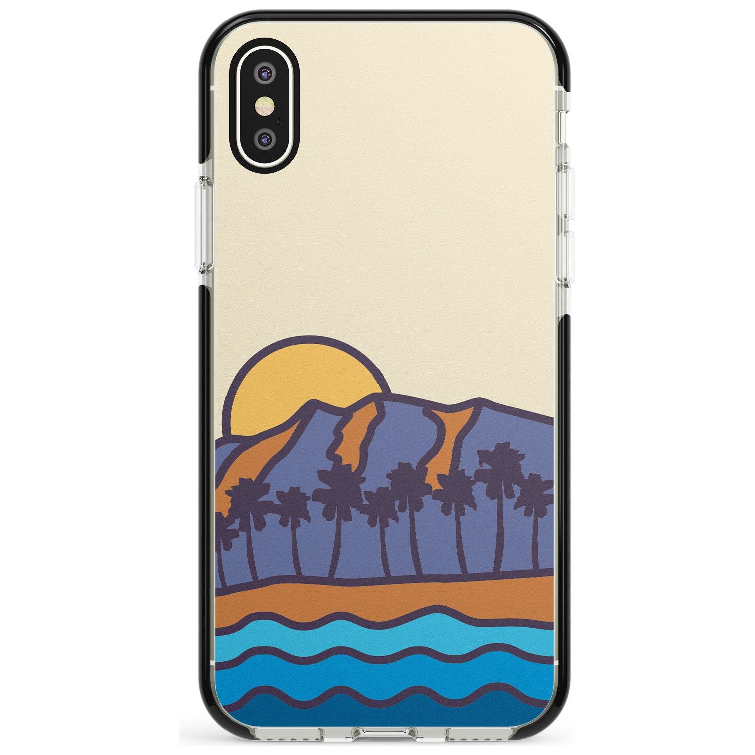 South Sunset Pink Fade Impact Phone Case for iPhone X XS Max XR