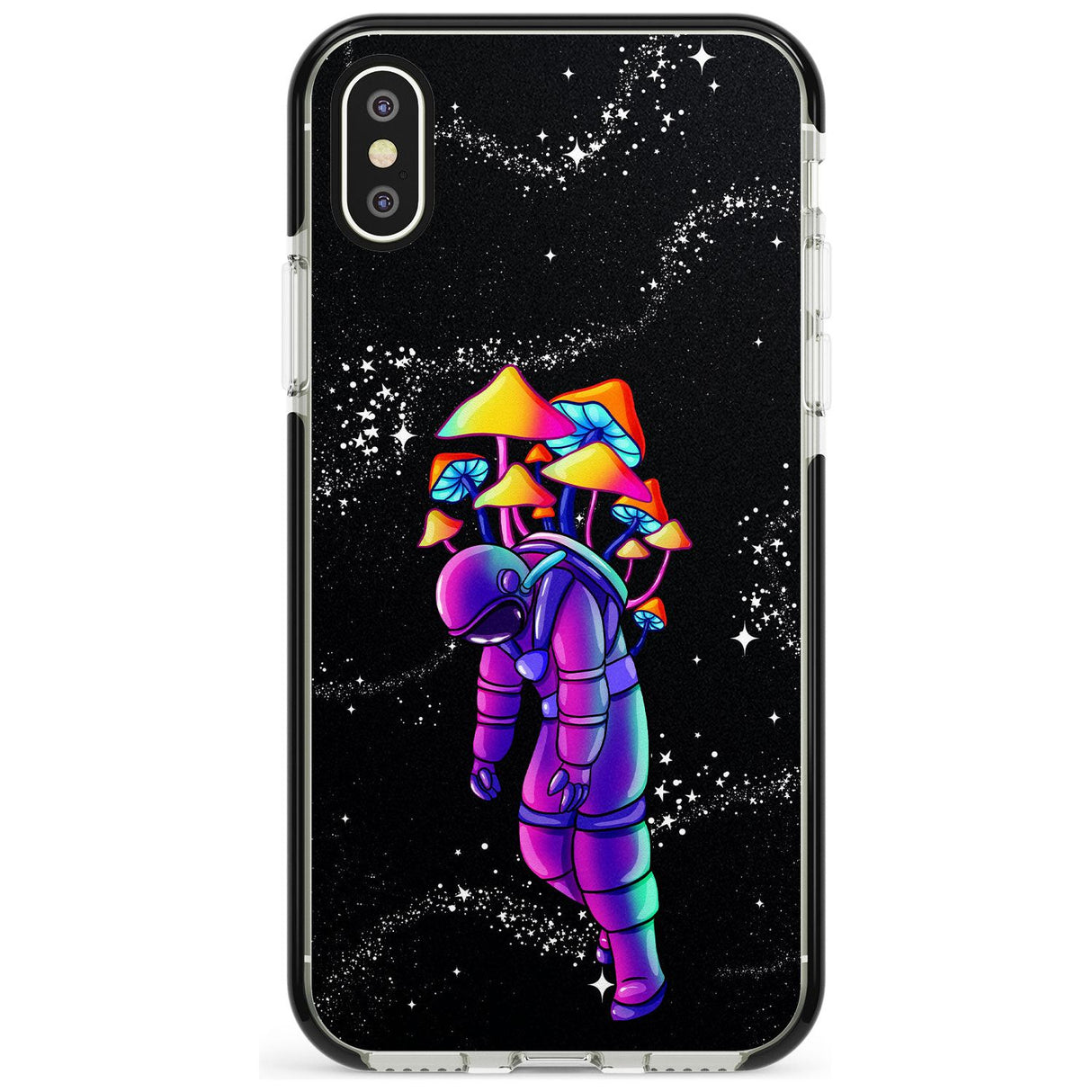 Space Mutation Black Impact Phone Case for iPhone X XS Max XR