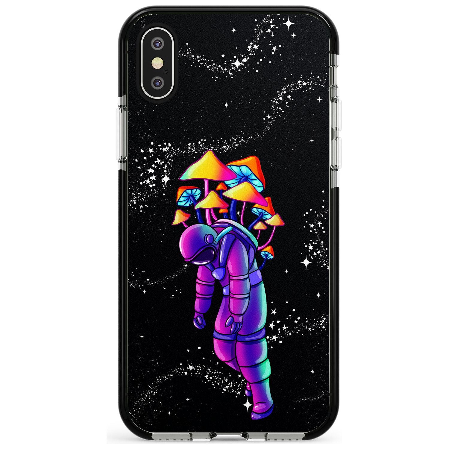 Space Mutation Black Impact Phone Case for iPhone X XS Max XR