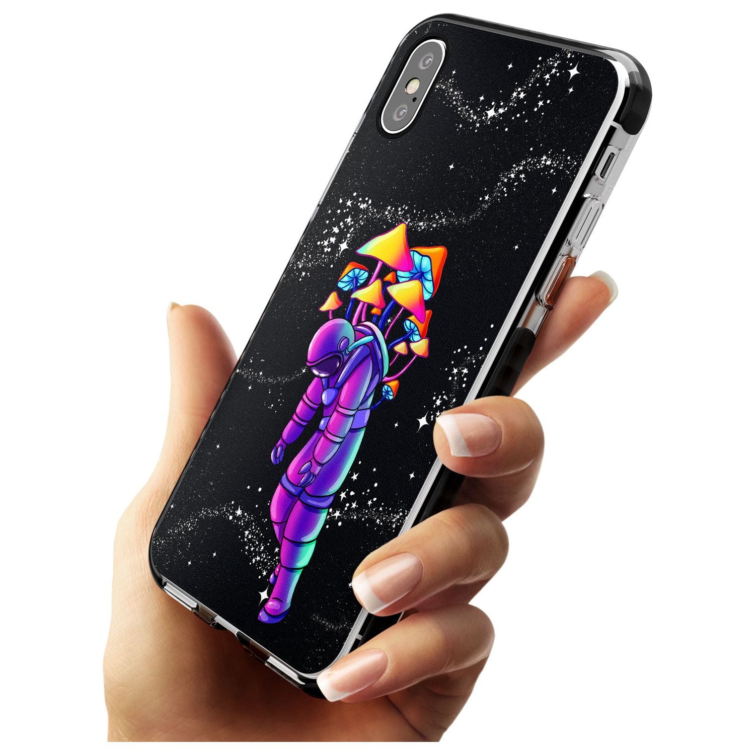 Space Mutation Black Impact Phone Case for iPhone X XS Max XR
