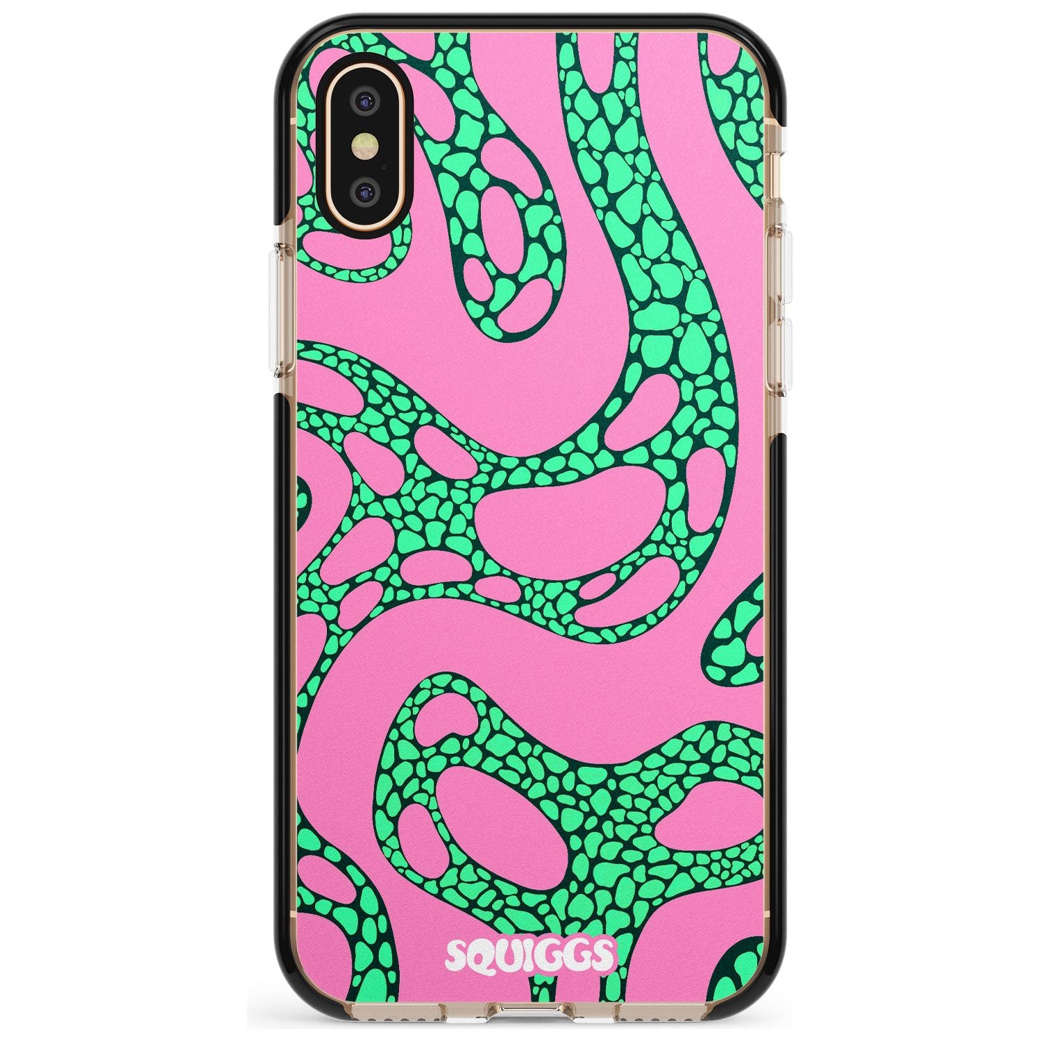 Alien Glow Pink Fade Impact Phone Case for iPhone X XS Max XR