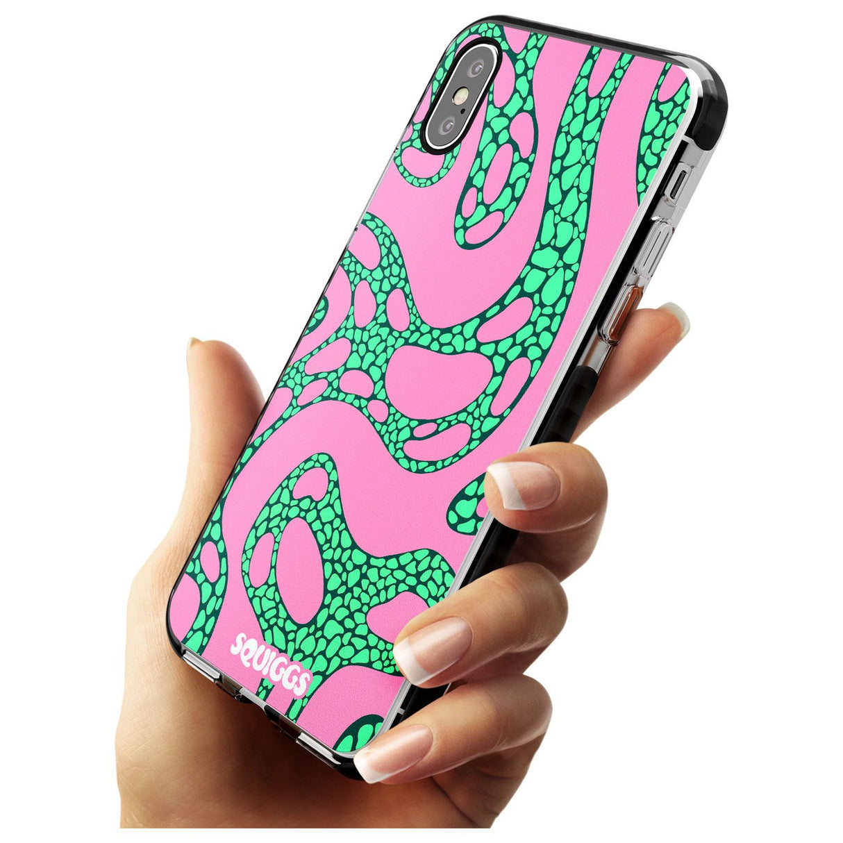 Alien Glow Pink Fade Impact Phone Case for iPhone X XS Max XR