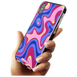 Blue Lava Pink Fade Impact Phone Case for iPhone X XS Max XR