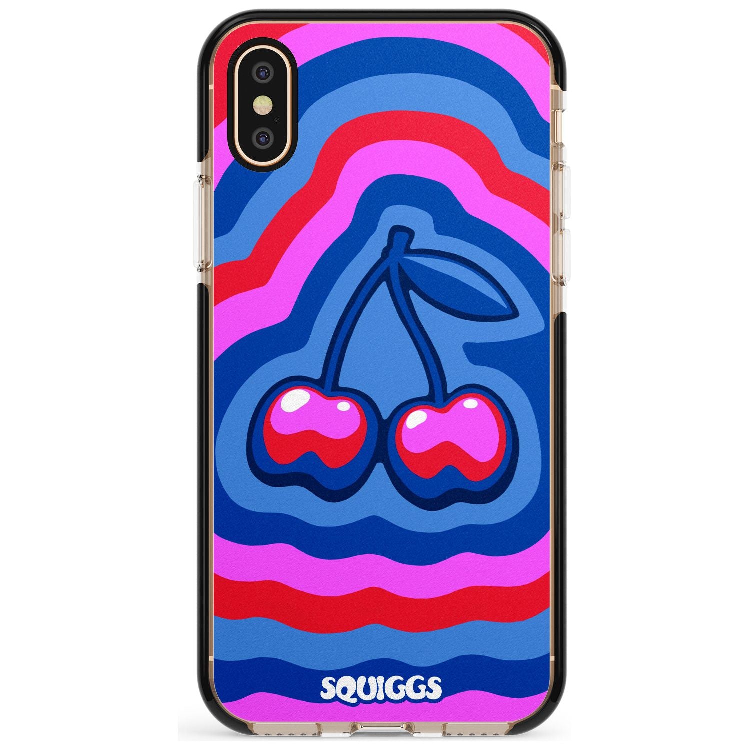 Cherry Rainbow Pink Fade Impact Phone Case for iPhone X XS Max XR