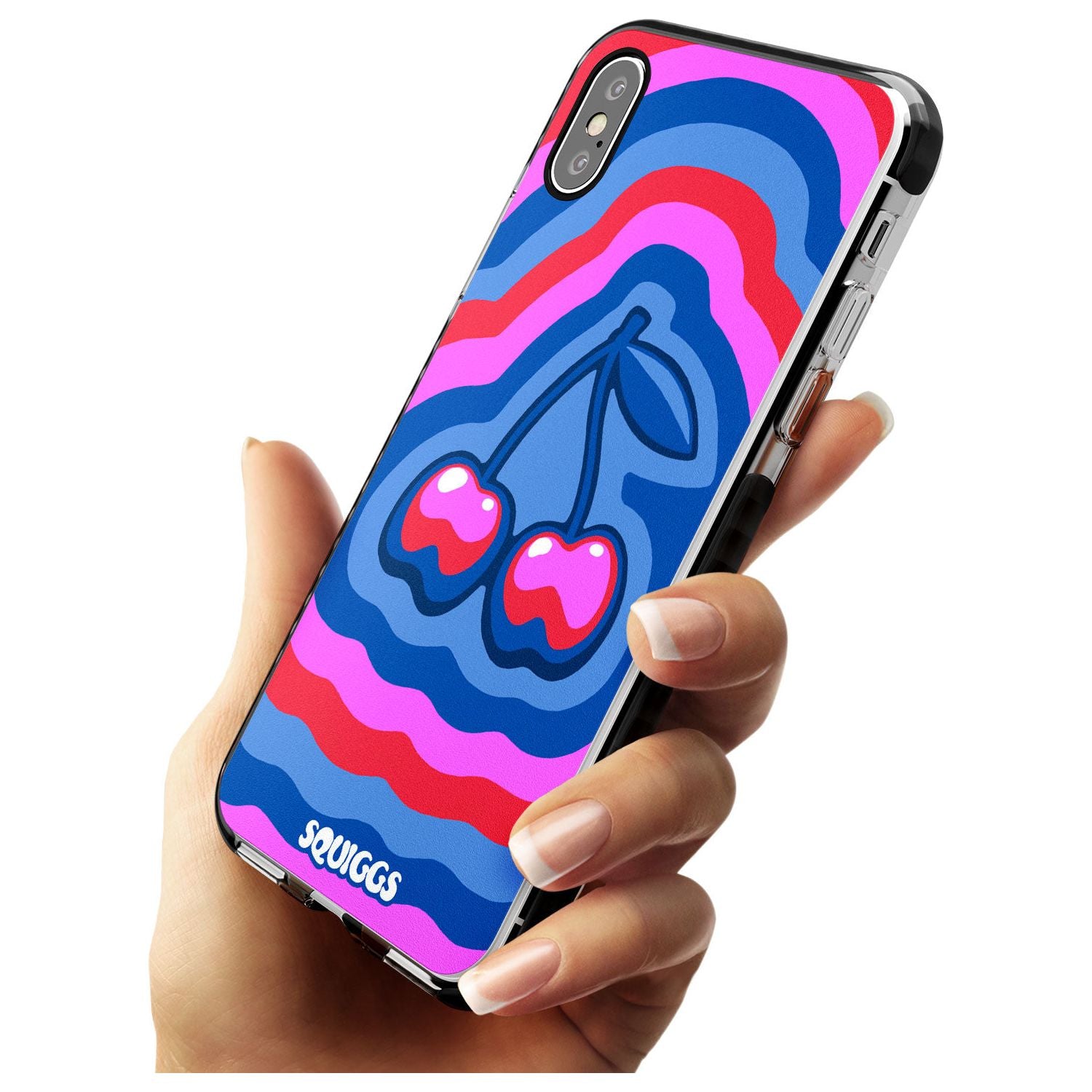 Cherry Rainbow Pink Fade Impact Phone Case for iPhone X XS Max XR