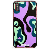 Purple River Pink Fade Impact Phone Case for iPhone X XS Max XR