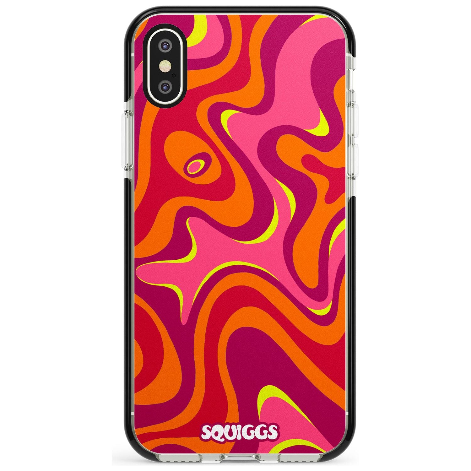 Hot Lava Pink Fade Impact Phone Case for iPhone X XS Max XR