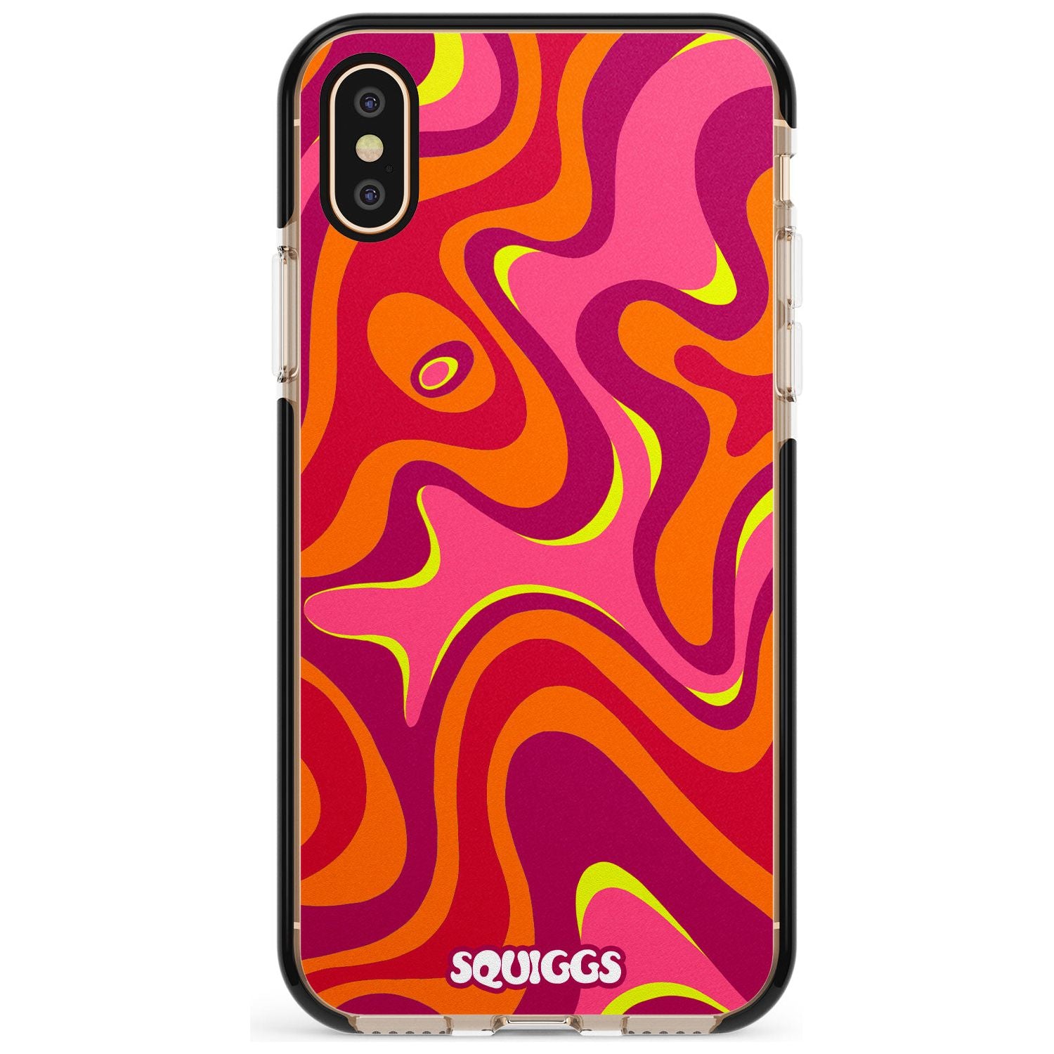 Hot Lava Pink Fade Impact Phone Case for iPhone X XS Max XR