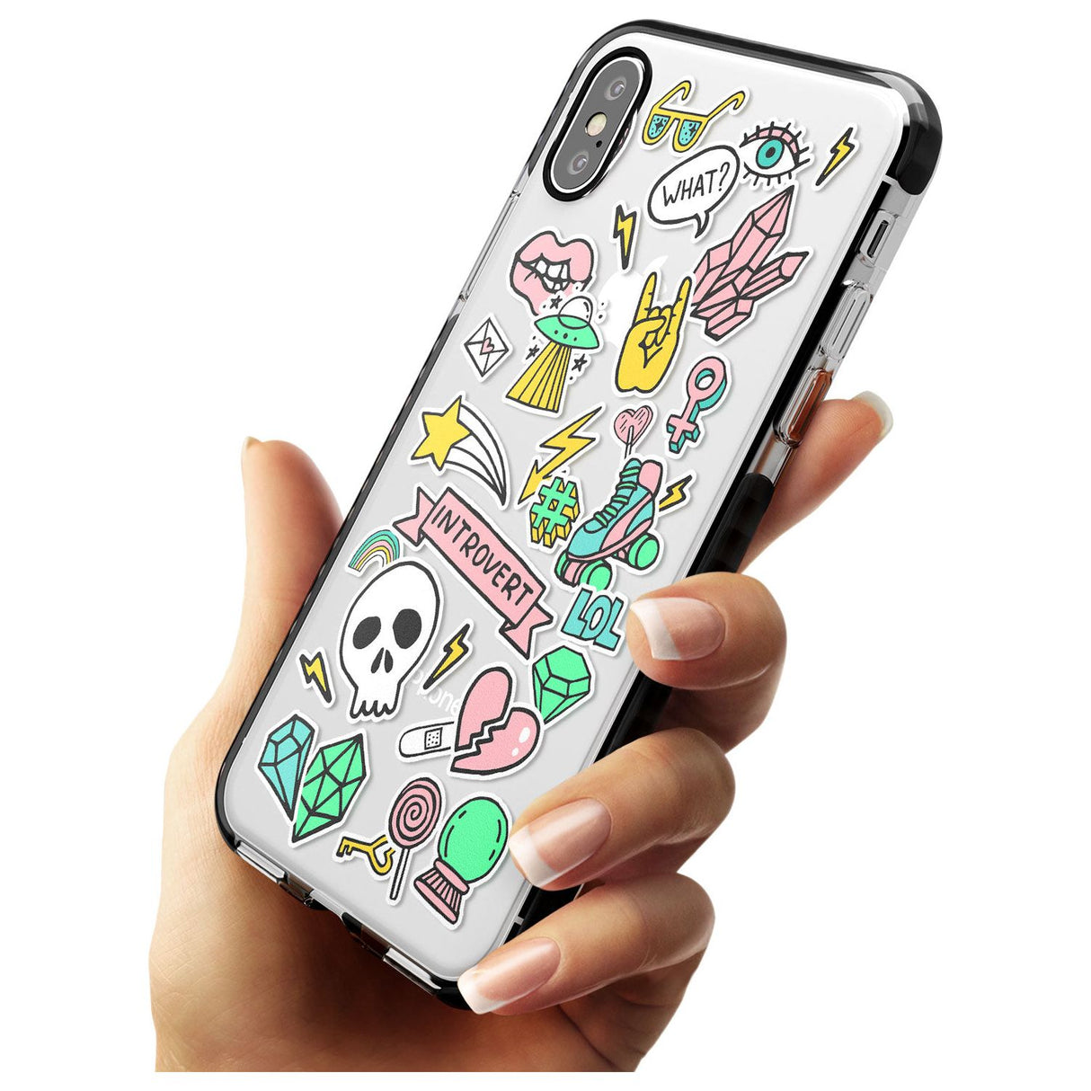 Introvert Sticker  iPhone Case   Phone Case - Case Warehouse