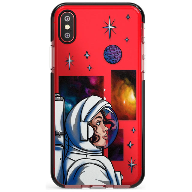 COSMIC AMBITION Pink Fade Impact Phone Case for iPhone X XS Max XR