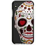 Autumn Sugar Skull Black Impact Phone Case for iPhone X XS Max XR