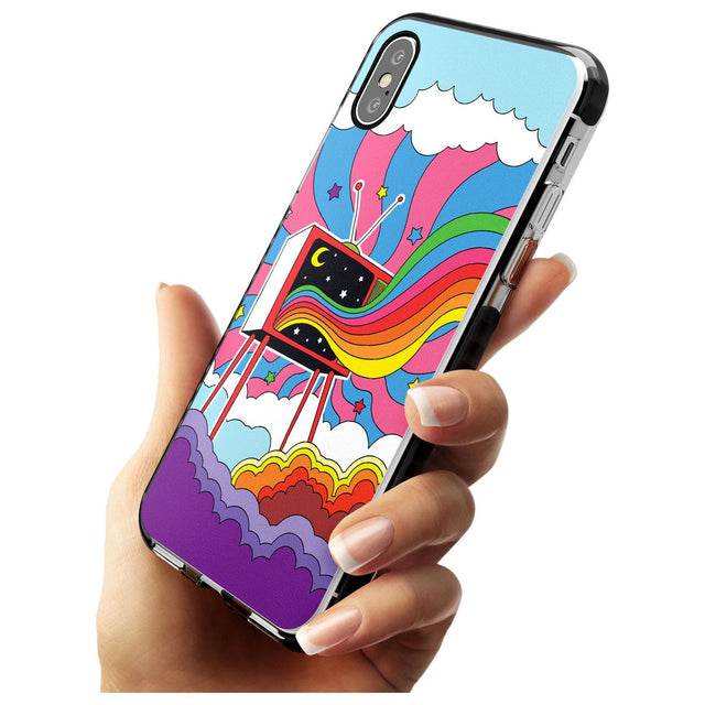 TV Captivation Pink Fade Impact Phone Case for iPhone X XS Max XR