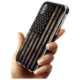 Desert Camo US Flag Black Impact Phone Case for iPhone X XS Max XR