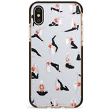 Yoga Poses Pink Fade Impact Phone Case for iPhone X XS Max XR