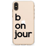 Bonjour Slim TPU Phone Case Warehouse X XS Max XR