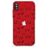 Boob Pattern (Black) Slim TPU Phone Case Warehouse X XS Max XR