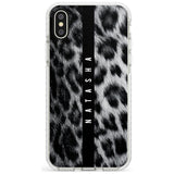 Snow Leopard Print iPhone Case  Impact Case Custom Phone Case - Case Warehouse