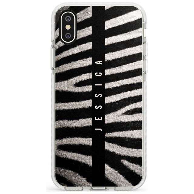 Zebra Print iPhone Case  Impact Case Custom Phone Case - Case Warehouse