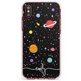 Custom Cute Cartoon Planets Slim TPU Phone Case Warehouse X XS Max XR