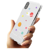 Custom Cute Cartoon Planets (Clear) Slim TPU Phone Case Warehouse X XS Max XR